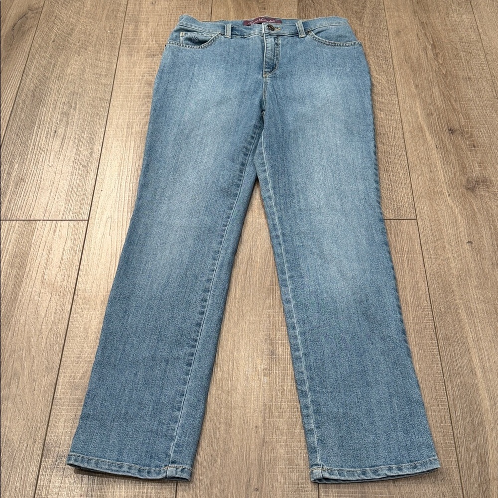 Gloria Vanderbilt Blue Denim Jeans Size 6 Petite
